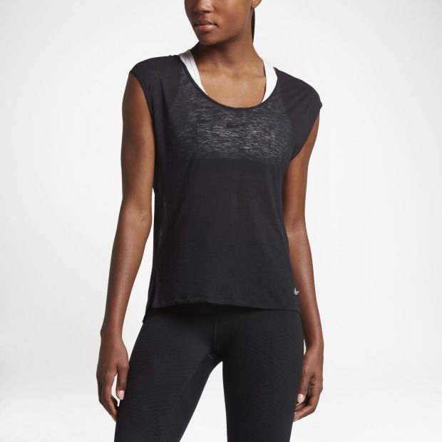 Áo thun thể thao nữ Nike APP AS W NK BRTHE TOP SS COOL 831785-010 (Đen)