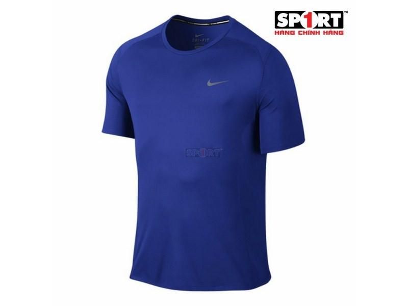 Áo thun thể thao nam Nike T-shirt Nike AS NIKE DF MILER SS 683528-455 (xanh)