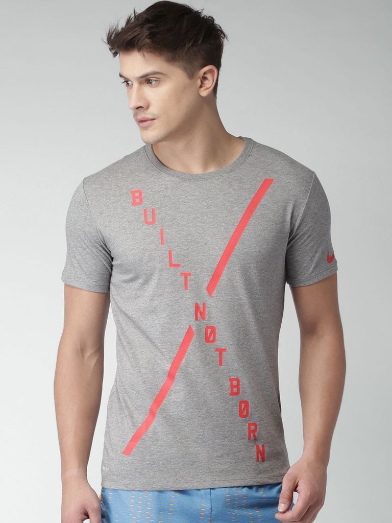 Áo thun thể thao nam Nike AS DFCT BUILT NOT BORN TEE 779153-091 (Xám)
