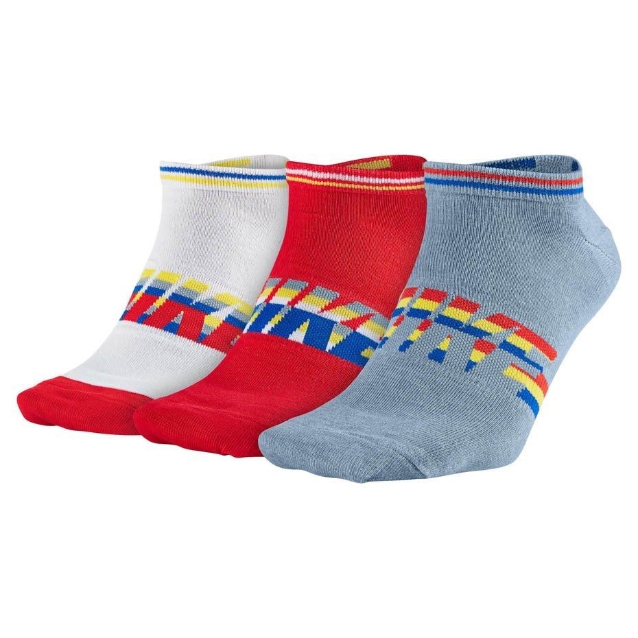 bộ 3 vớ thể thao Nike NO SHOW SOCK Sportswear Lightweight No-Show SX5063-916 (Phối màu)