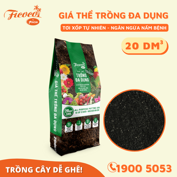 GIÁ THỂ TRỒNG ĐA DỤNG - 20L