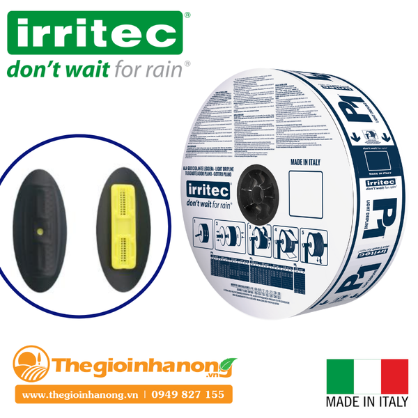 Dây nhỏ giọt P1 Irritec phi 16mm KC 20cm dày 0.15mm (Italy)