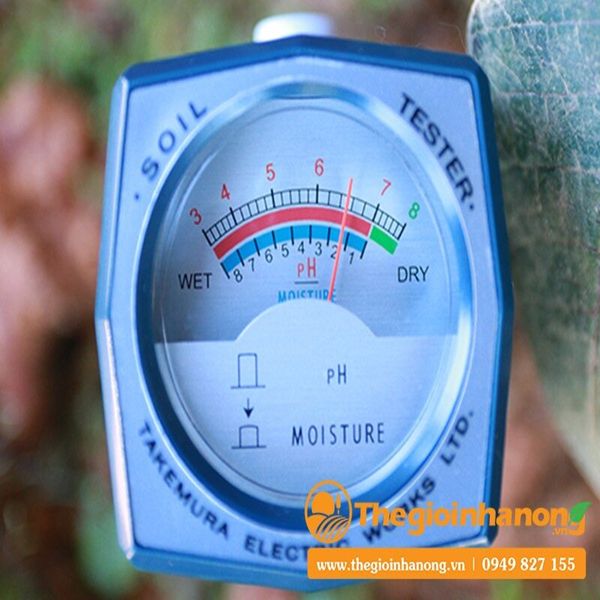 Máy đo pH và độ ẩm đất Takemura DM-15