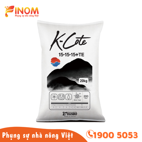 PHÂN TAN CHẬM K-COTE 15-15-15+TE - 20KG