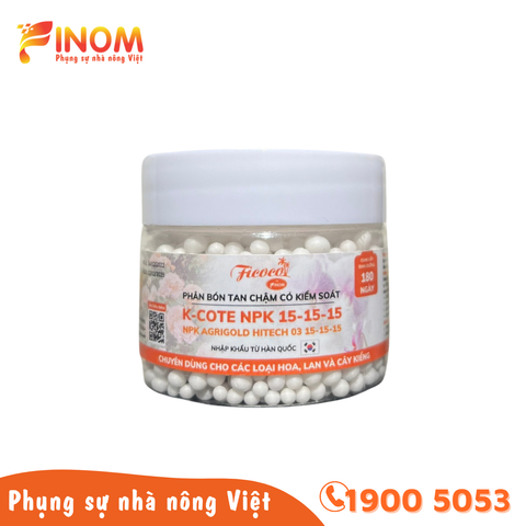 PHÂN TAN CHẬM K-COTE 15-15-15+TE - 50G