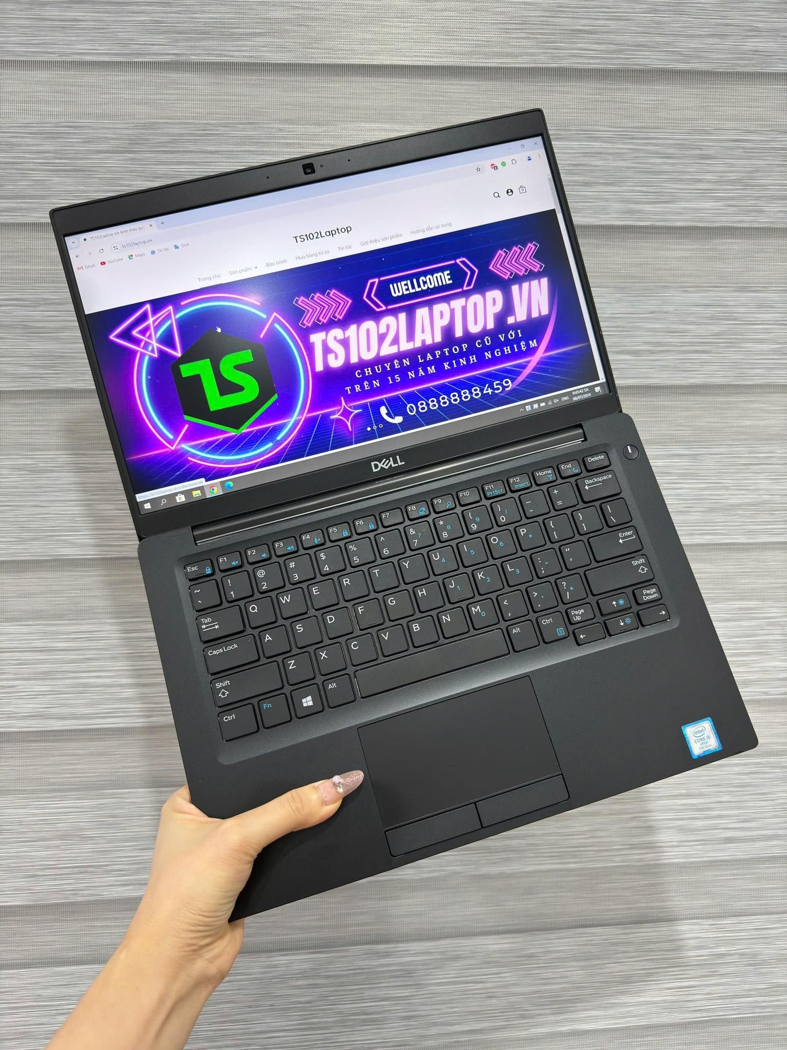 Laptop Cũ Dell Latitude E7390 Intel Core i5-8250U | 8GB DDR4 | SSD 256 |13 inch Full HD