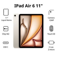 iPad Air 6 M2 11inch Wifi 1TB Starlight