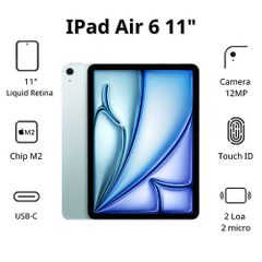 iPad Air 6 M2 11inch 5G 512GB Blue