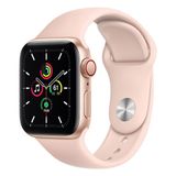 Apple Watch SE GPS + Cellular 44mm MYEX2VN/A Gold Aluminium Case with Pink Sand Sport Band