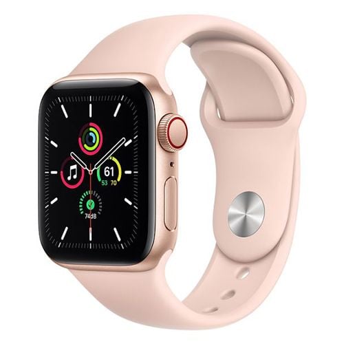 Apple Watch SE GPS Cellular 44mm MYEX2VN/A Gold Aluminium Case with Pink  Sand Sport Band