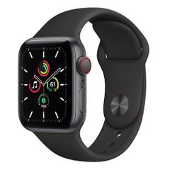 Apple Watch SE GPS + Cellular 44mm MYF02VN/A Space Gray Aluminium Case with Black Sport Band