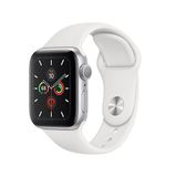 Apple Watch Series 5 GPS  44mm MWVD2 ( Silver Aluminum Case with White Sport Band)