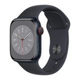 Apple Watch Series 8 GPS + Cellular 45mm viền nhôm dây cao su Midnight VN/A