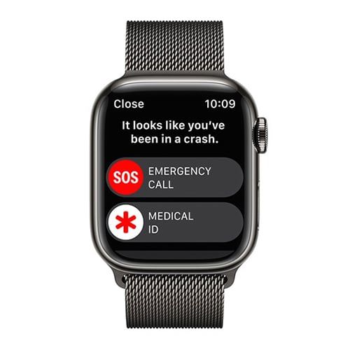 Apple Watch Series 8 GPS + Cellular 41mm viền Thép dây thép Graphite V ...