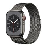 Apple Watch Series 8 GPS + Cellular 45mm viền Thép dây thép Graphite VN/A