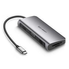 Cáp chuyển USB Type C ra HDMI, VGA, USB 3.0, Lan, SD, USB-C Ugreen 40873