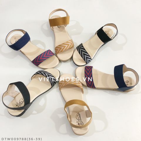 Dép sandals Nữ đế bằng thời trang DTW009788