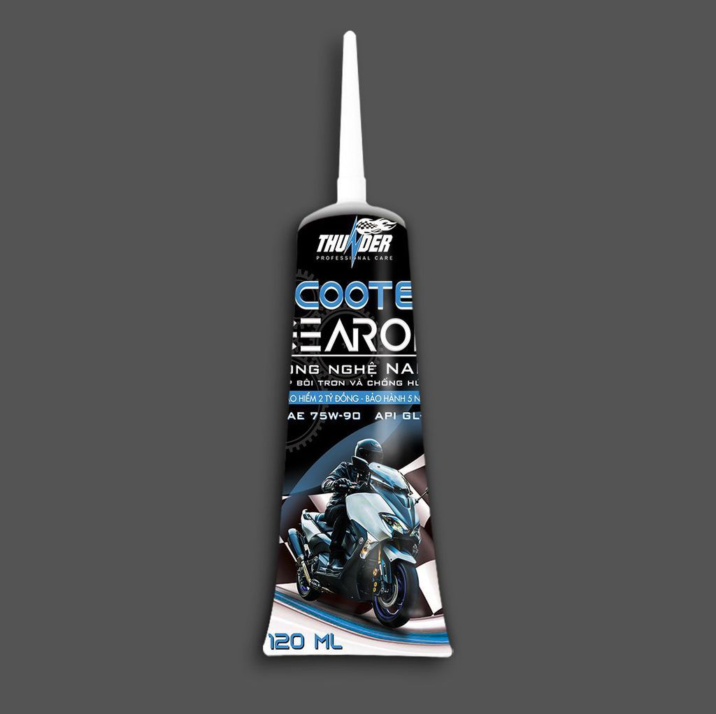 Nhớt hộp số chống hú Thunder Scooter Gear Oil 120ml