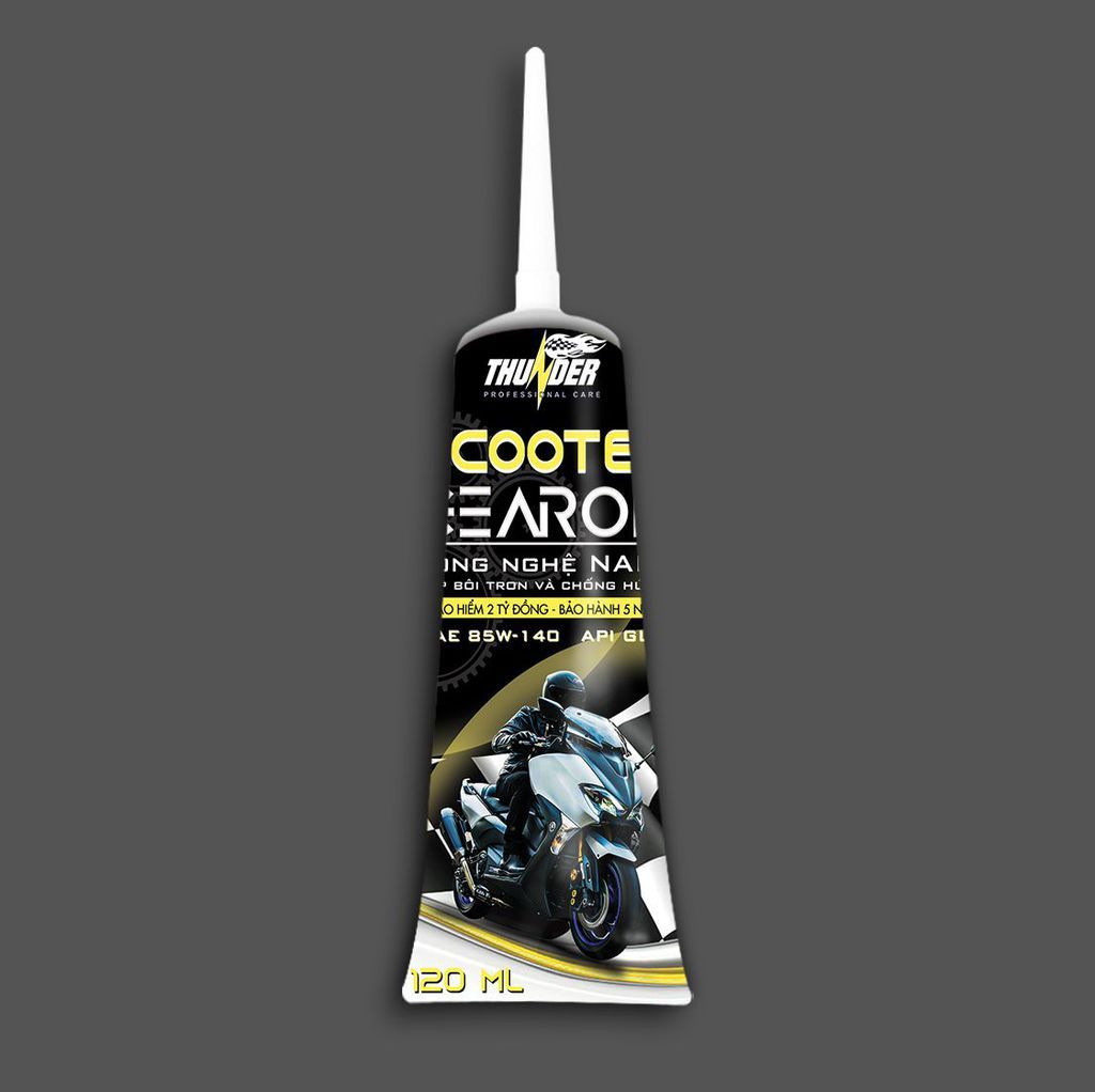 Nhớt hộp số chống hú Thunder Scooter Gear Oil 120ml