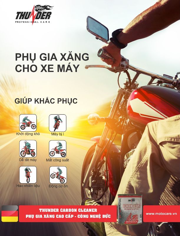 Thunder Carbon Cleaner - Vệ sinh buồng đốt, kim phun