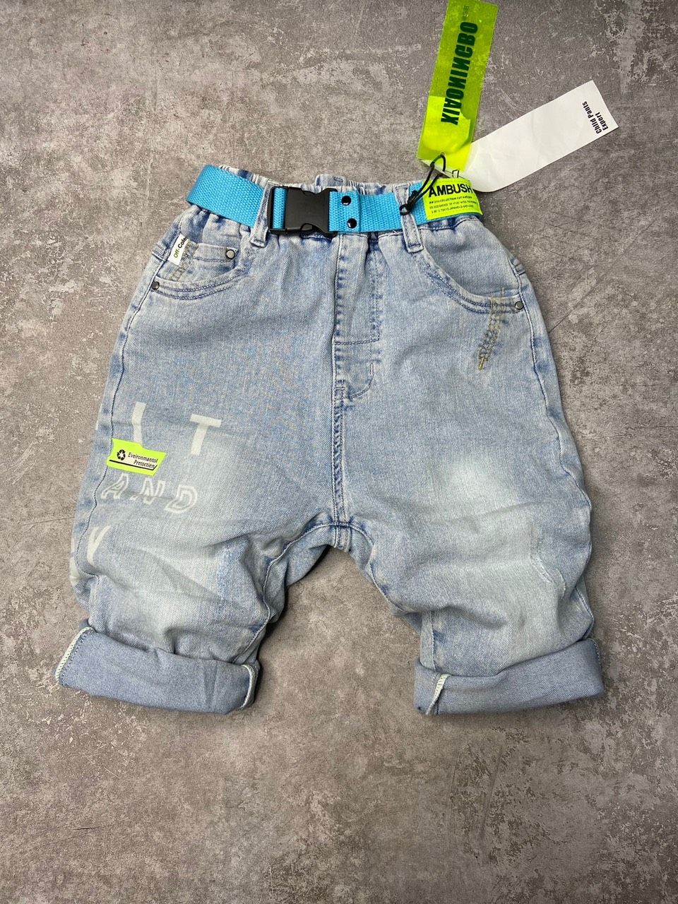 Quần bò lửng bé trai tag Eveiron FIT AND GY N2012