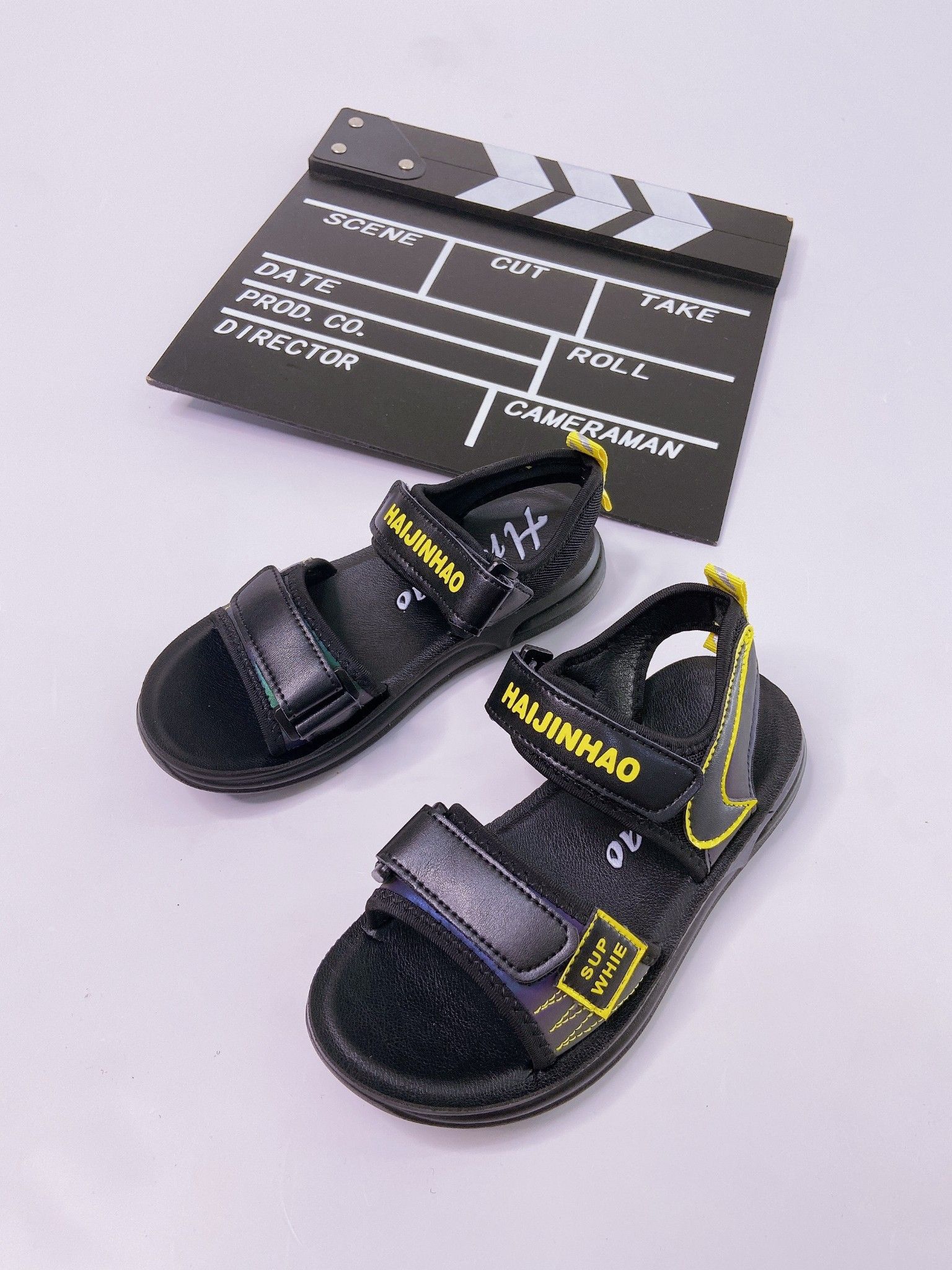 Giày sandal quai da Haijinhao