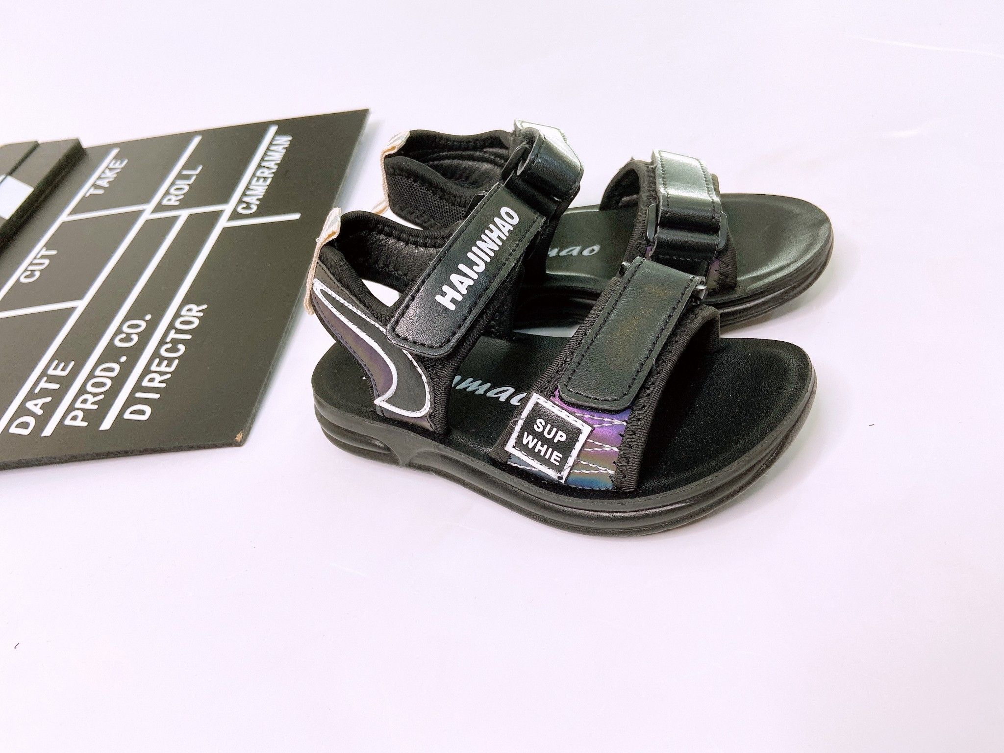 Giày sandal quai da Haijinhao