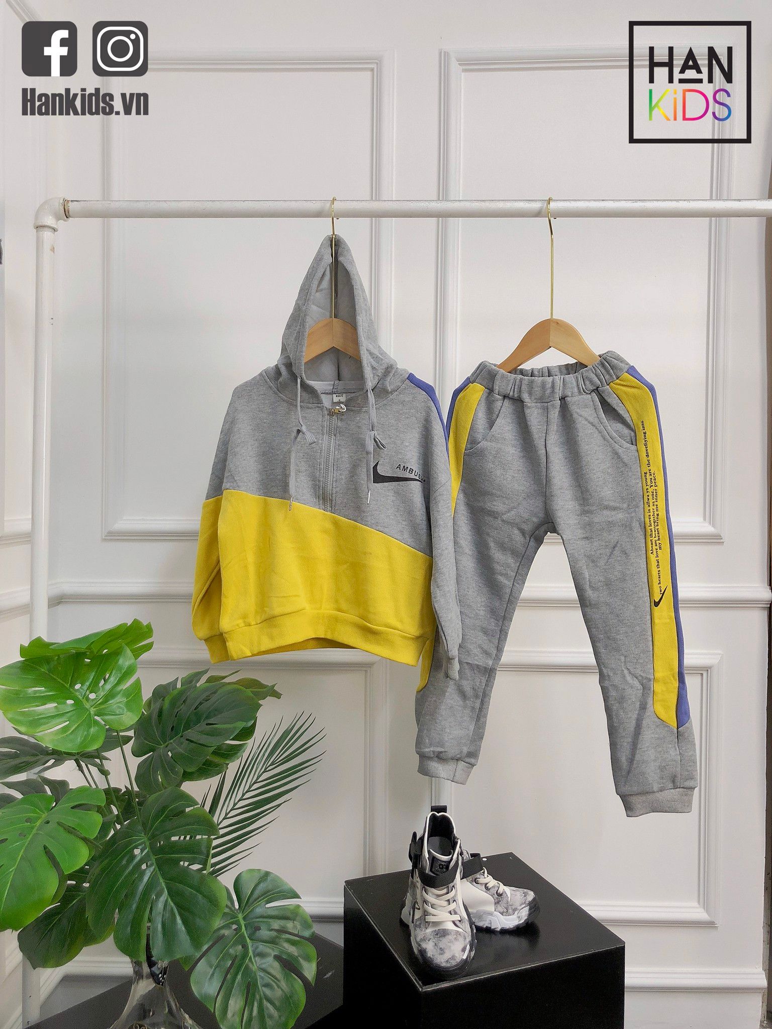 Set thể thao mũ NIKE 1 khóa phối màu