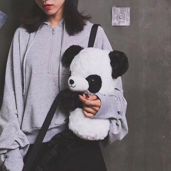 Ba lô gấu trúc to (móc ở tay)