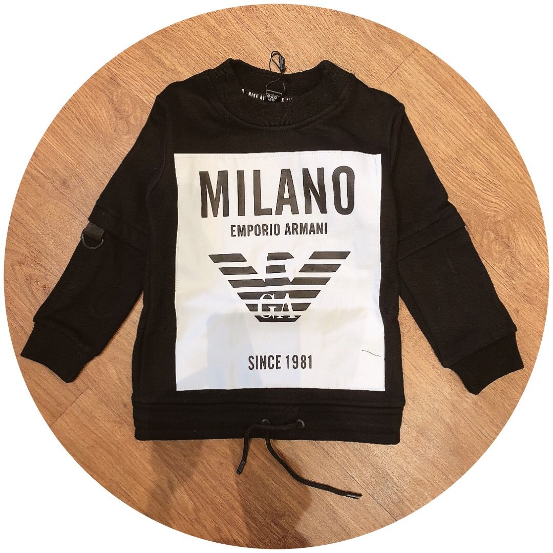 Áo bé trai nỉ lót lông MiLaNo T3167
