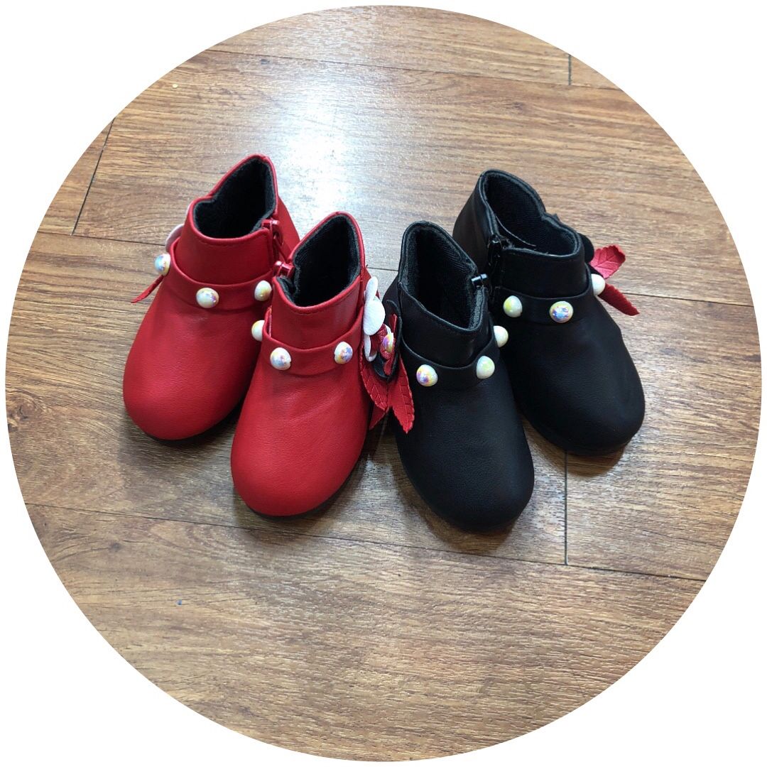 Bốt hoa ngọc 2 màu size 21 - 25