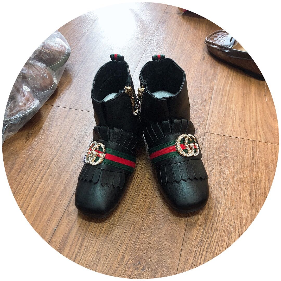 Bốt da tua GG size 24 - 28