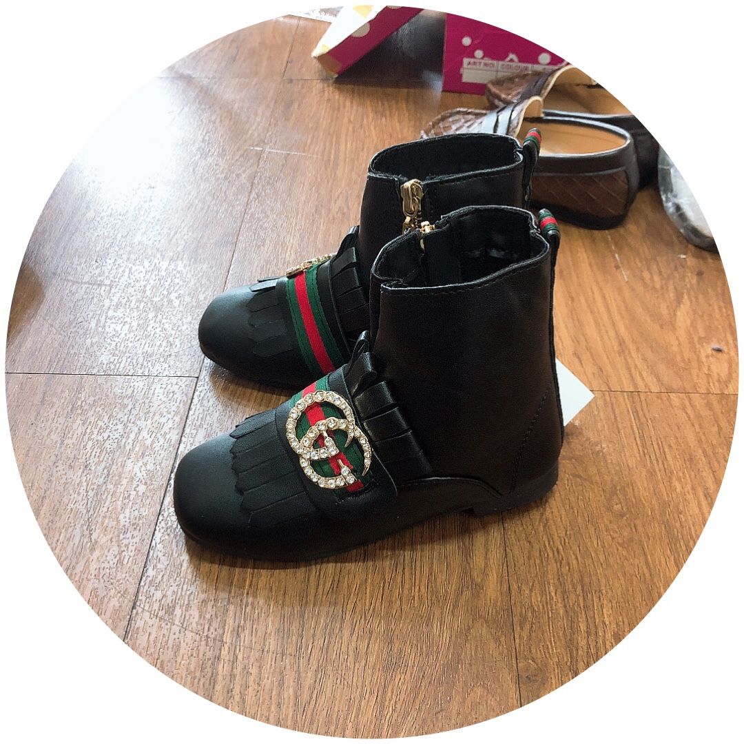 Bốt da tua GG size 24 - 28