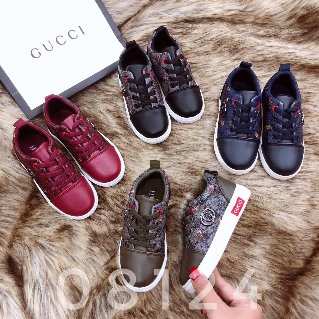 Giày Gucci nam DQ181-100 size 20 - 25