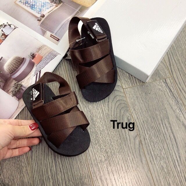 Sandal vải dù quai chéo 5509-5507