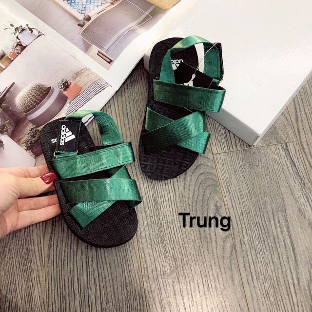 Sandal vải dù quai chéo 5509-5507