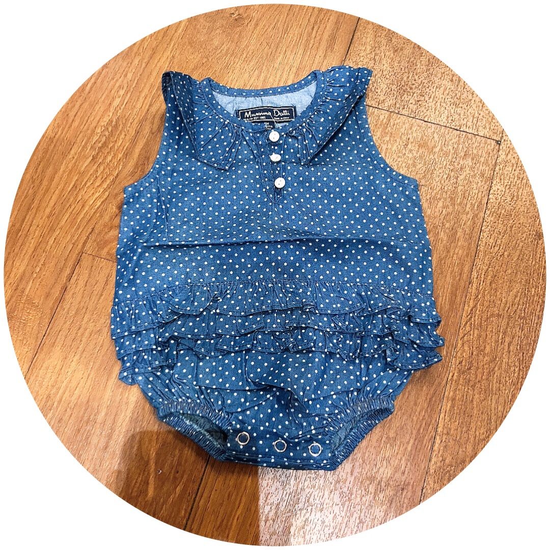 Bộ body liền bèo 3 cúc Mussinodatti