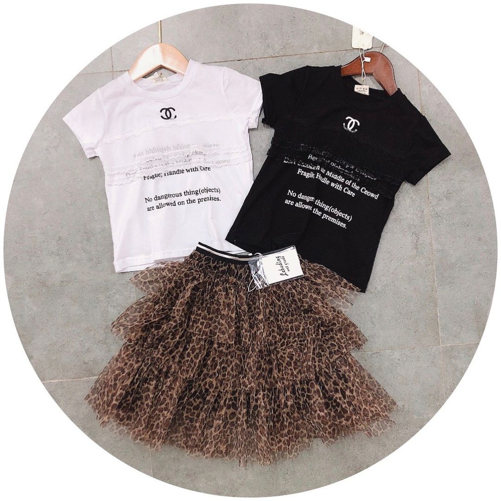 Áo cotton ren bèo ngực 522