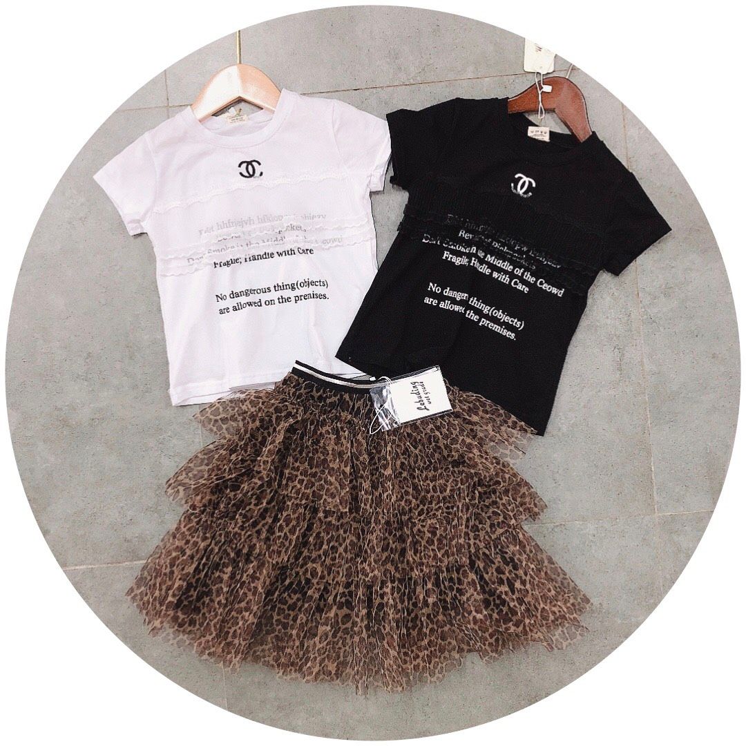 Áo cotton ren bèo ngực 522