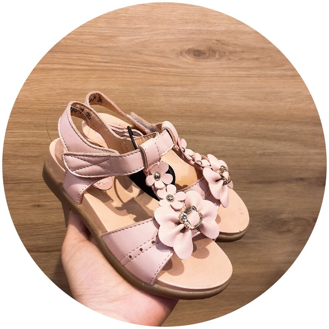 sandal đính nơ mèo