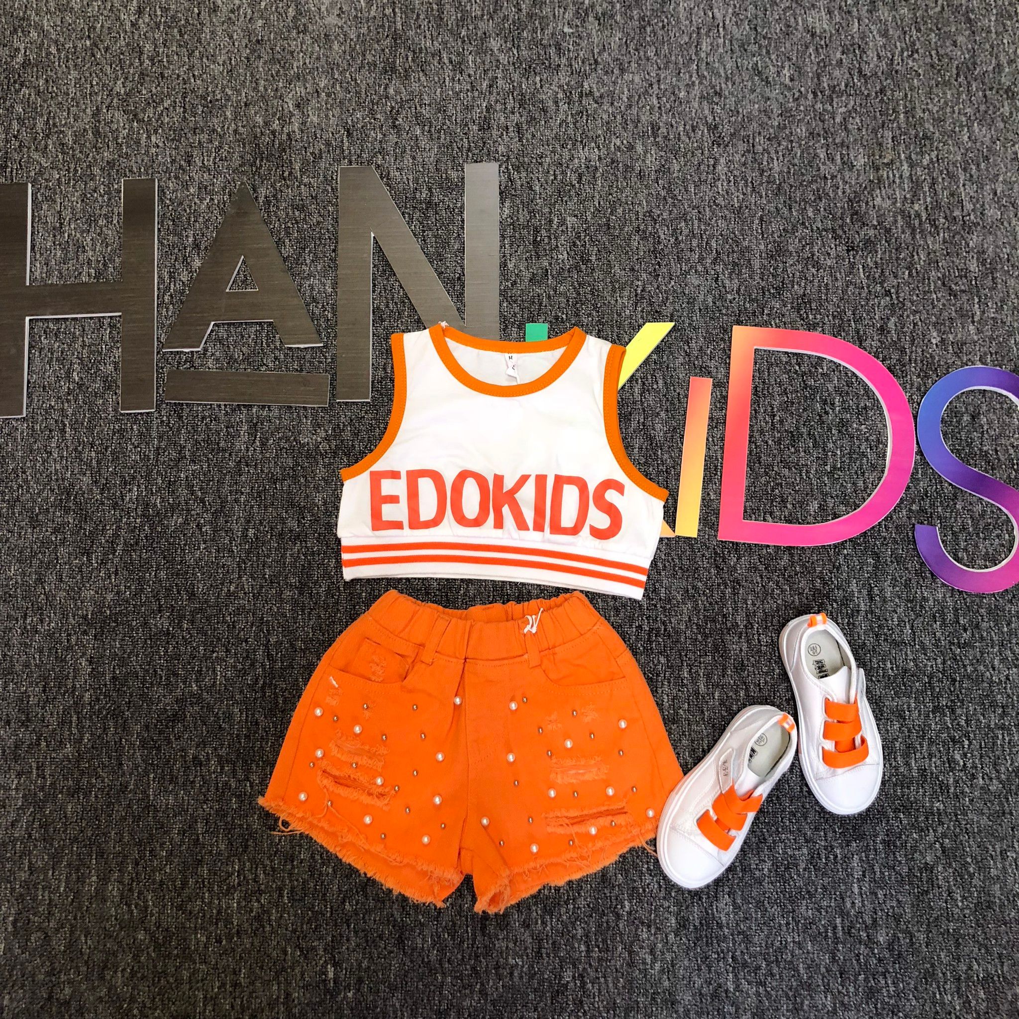 Áo croptop EDokids