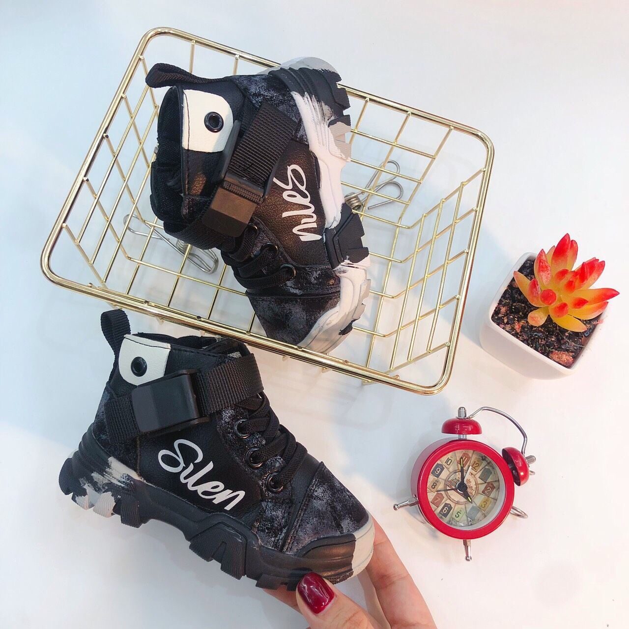 GIÀY sport cổ cao đai rút