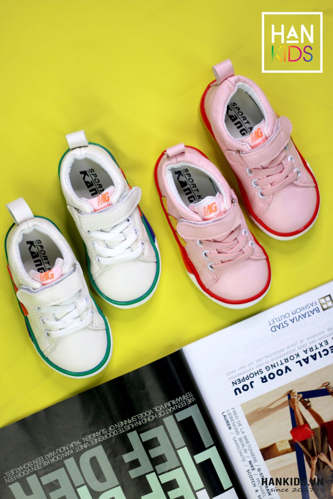 GIÀY adidas phối màu 3 vạch
