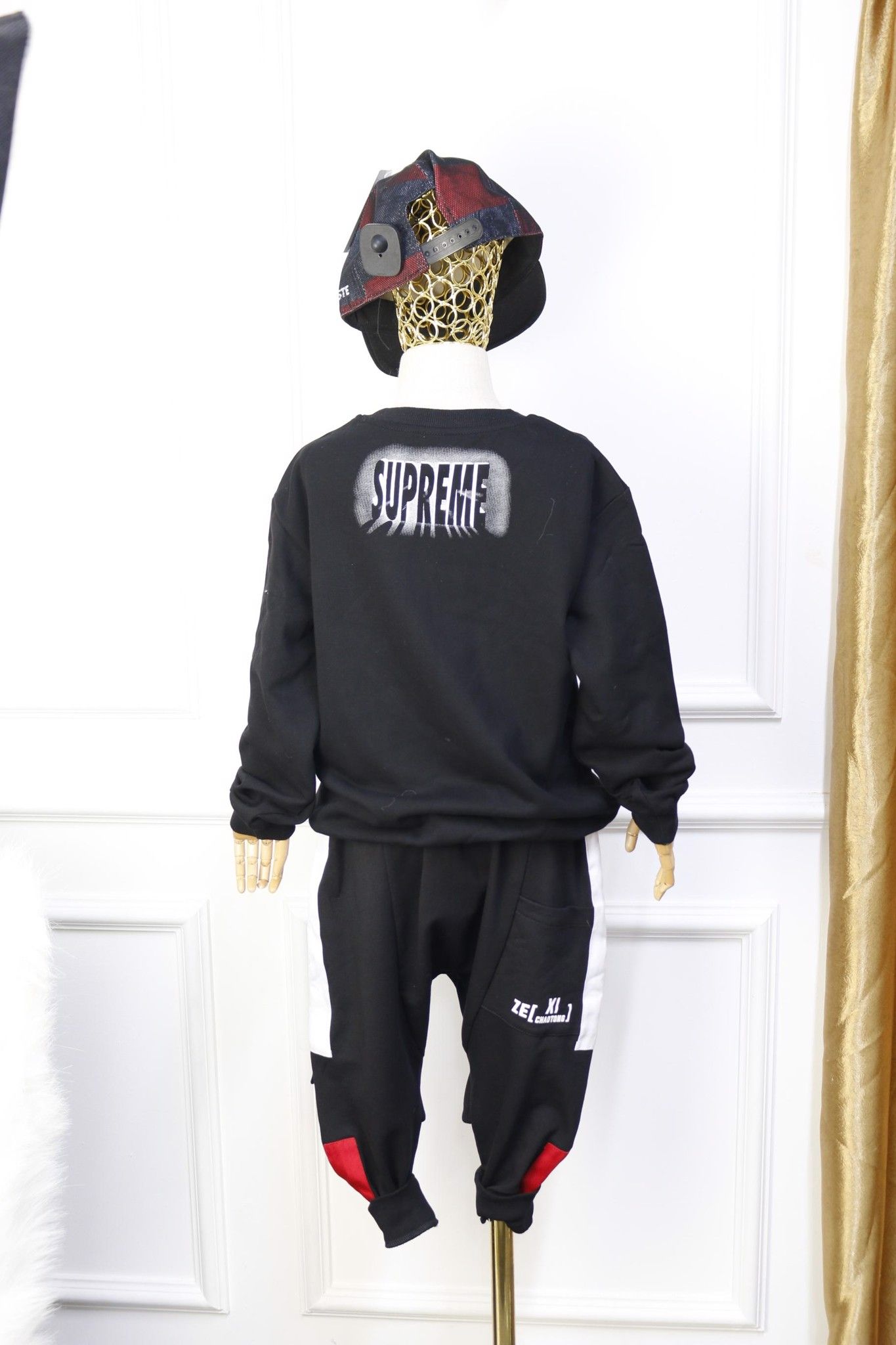 Quần bé trai jogger túi hộp nằm ngang