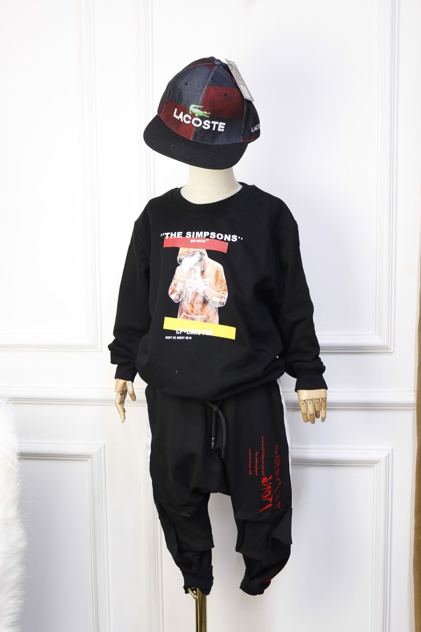 Quần bé trai jogger túi hộp nằm ngang