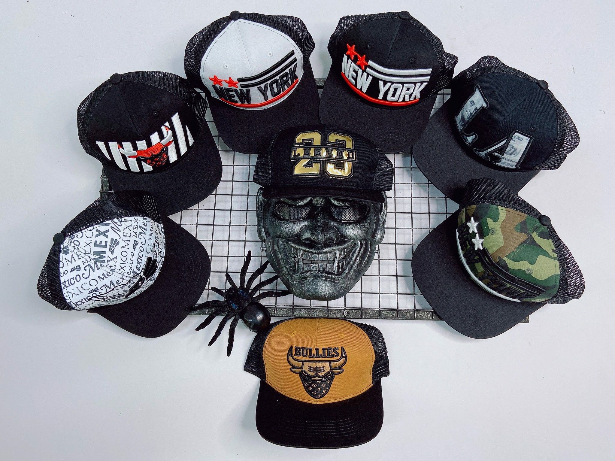 Mũ snapback bé trai size nhỏ viền lưới nhiều kiểu dáng