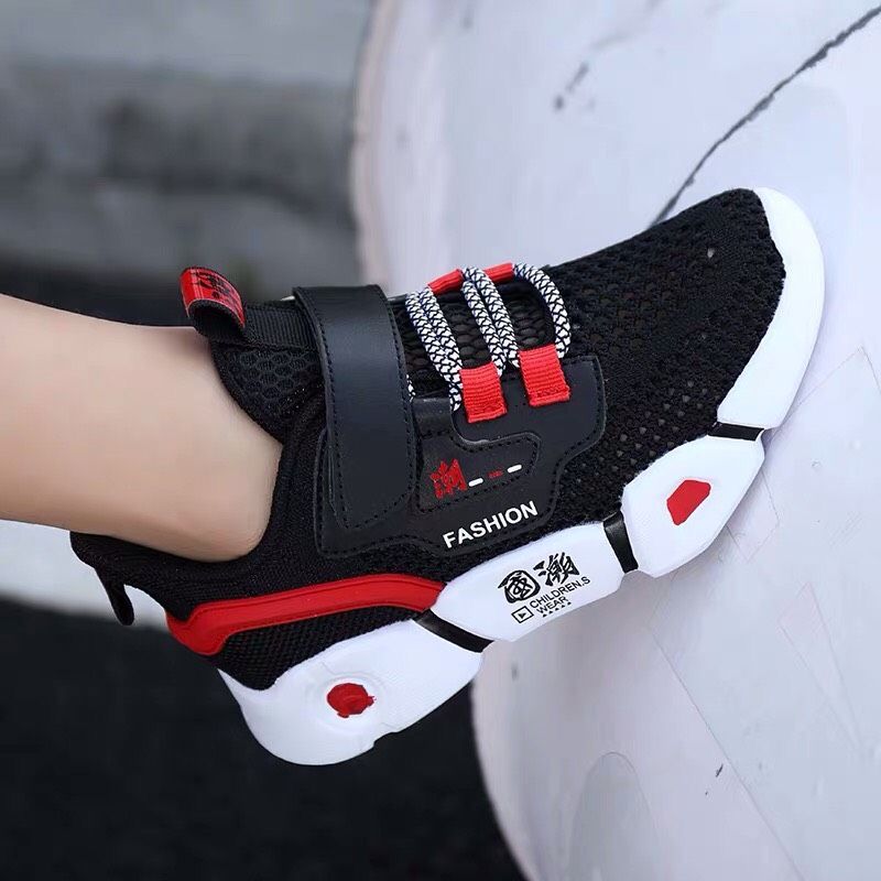 GIÀY sport lưới đế in Childrens wear