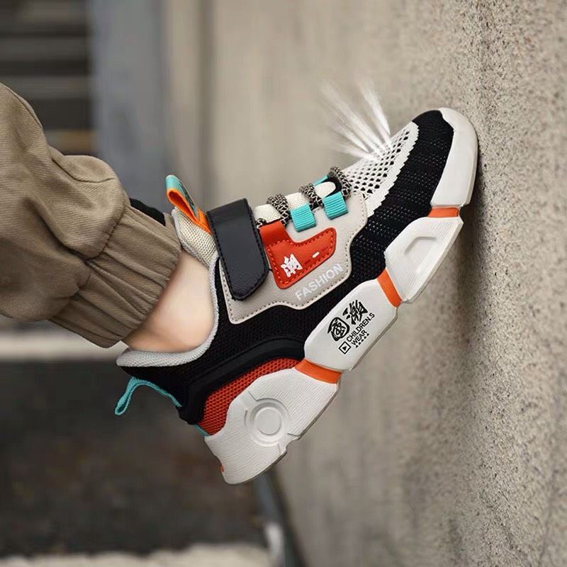 GIÀY sport lưới đế in Childrens wear
