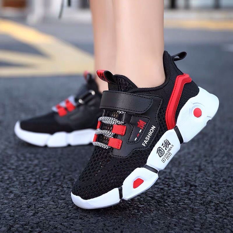 GIÀY sport lưới đế in Childrens wear