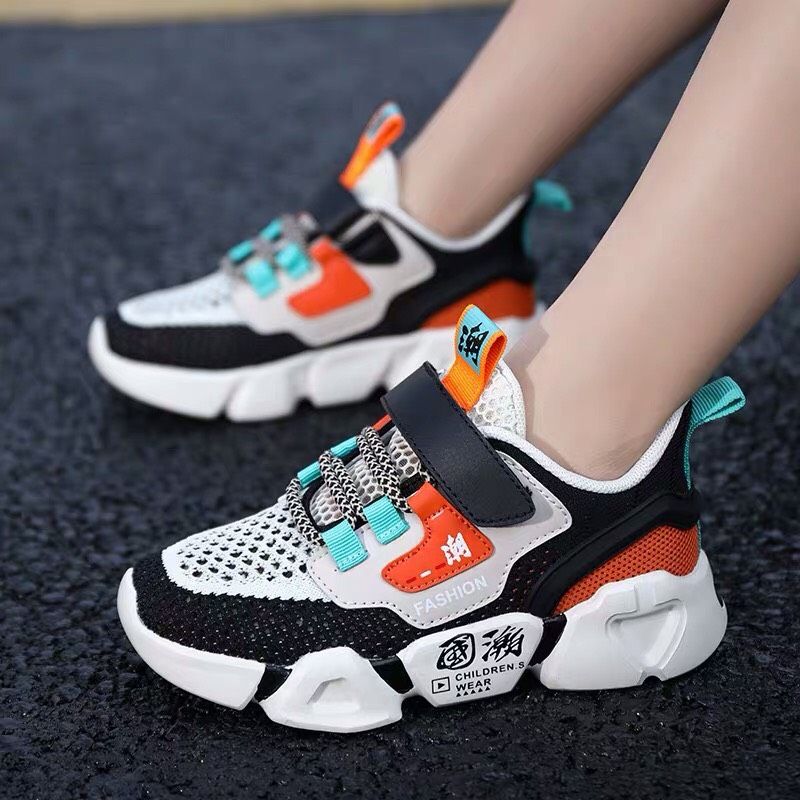 GIÀY sport lưới đế in Childrens wear